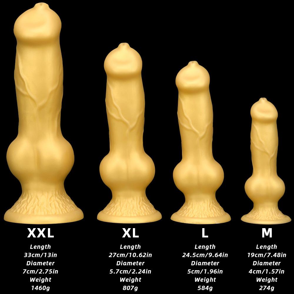 Silicone Dildo Female Masturbator with Anal Dilation Anal Plug Fake Penis and Sexual Desire