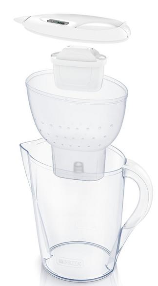 Brita marella xl white filter jug + 3 pure performance pro cartridges