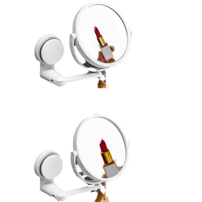 Wall-Mounted Folding Bathroom Vanity Mirror for Dorms