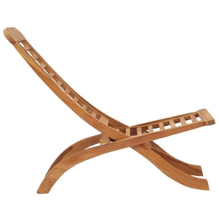 319163 vidaXL Folding Garden Chair 50x90x69 Cm Solid Teak Wood