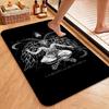 Dark Occult Baphomet Pentagram Art Indoor Rug Thick Nonslip Carpet For Hallway Doorway Kitchen Home Decor Birthday Gift