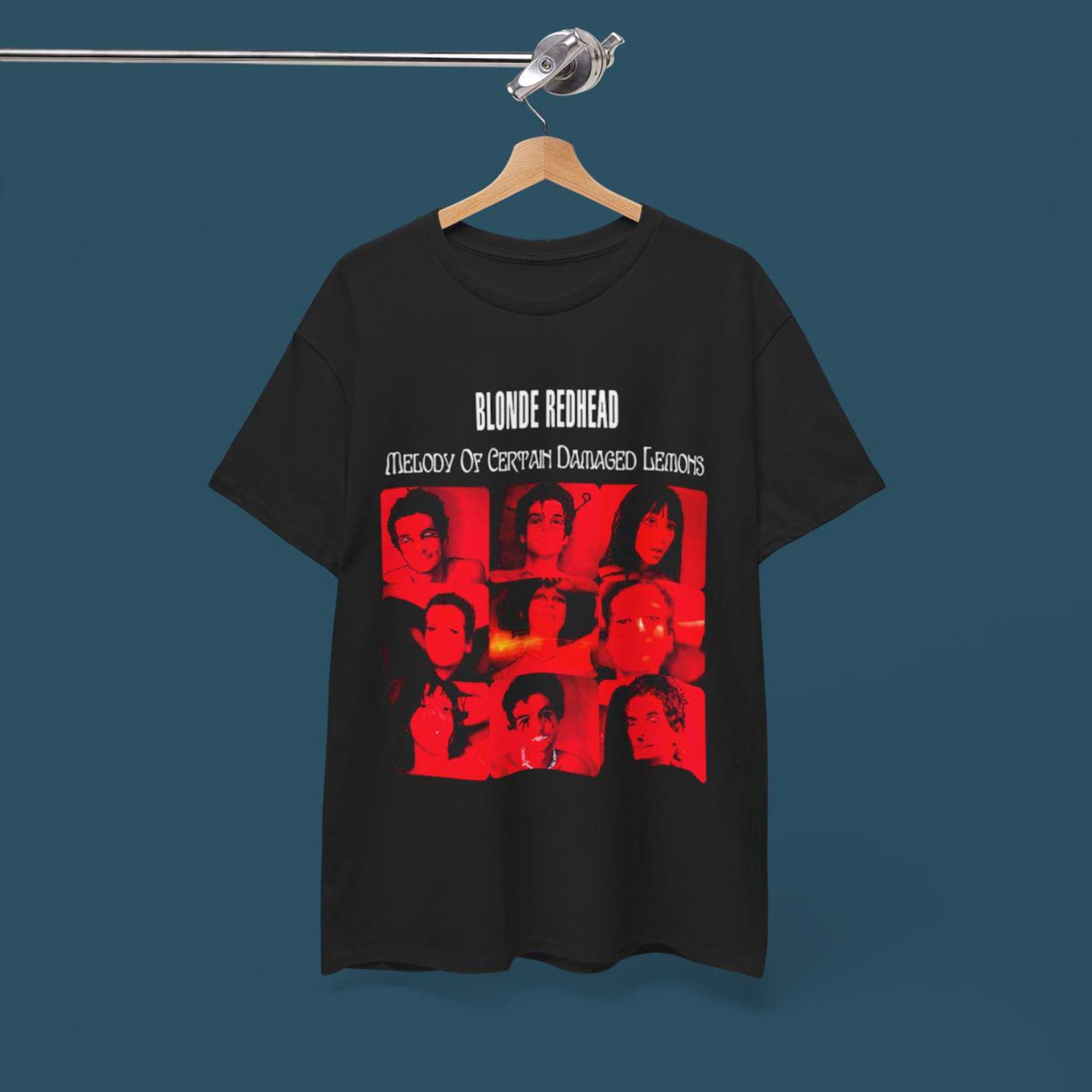 Blonde Redhead T shirt - Rock Music Tee - alternative shoegaze S