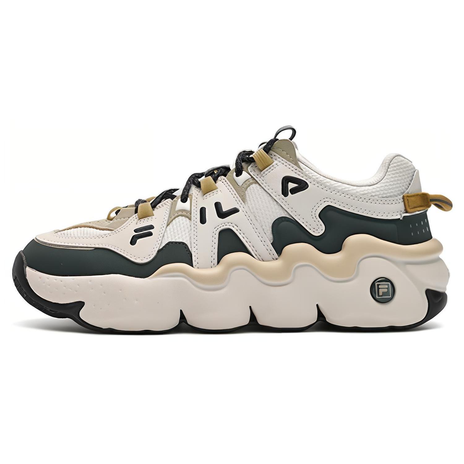 FILA Высокие винтажные баскетбольные кроссовки мужские Желтые Белые F12M412111FLG 40