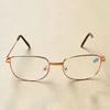 Metal Frame Square Reading Eyeglasses Anti-fatigue Fashion High Definition Presbyopia Diopter 1.0 1.5 2.0 3.5 4.0