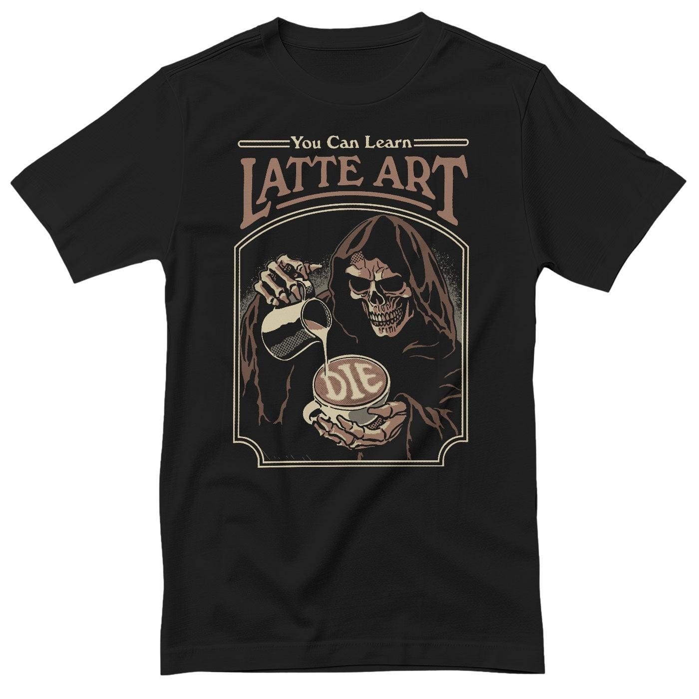 Officially Licensed Steven Rhodes Latte Art Men s T-Shirt L