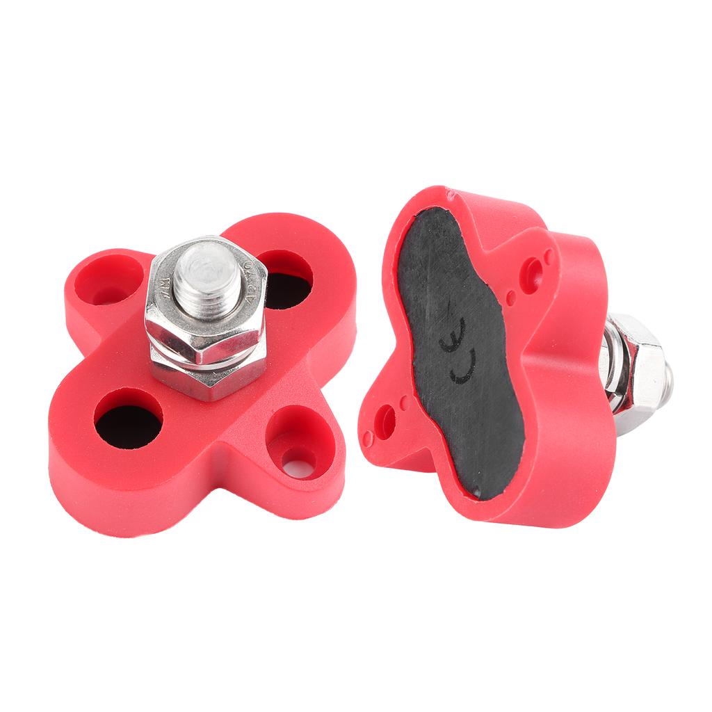 2Pcs Heavy Duty Terminal Stud Power Distribution Negative Post M8 for Trucks RVs Boats