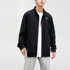 Li Ning Stand Collar Loose Jacket Men Jackets Black AWDRB23-1