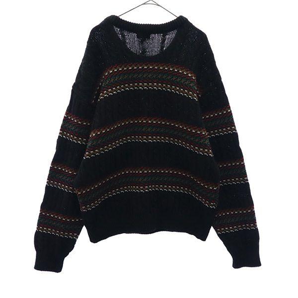 adidas wool blend Overall handle golf Long sleeve sweater L Sports Knit Men's Used