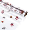 STOBOK 2.5 Mil Thickness Cellophane Wrap Roll Santa Claus Pattern Design Cellophane Bags To Wrap Gift Baskets & Crafts