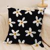 Federa per Cuscino Fiori di Margherita Classici Morbido Peluche Cuscino Decorativo a Coperta Custodia Decorativa Stampata su Entrambi i Lati per Decorazione Divano