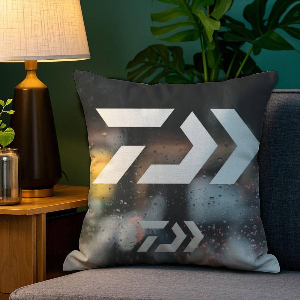 Brand DDAIWA PPIER 39 Pillow Case Plush Fabric Soft Double Sided Print Sofa Cushion Cover Throw Pillow Covers