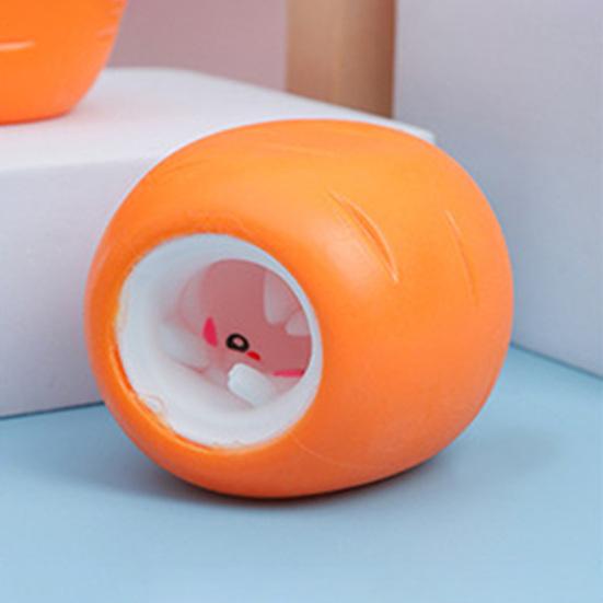 Mini Carrot Doll Soft Cute Squeeze Fidget Toy Squeezing Rabbit Anti-stress Kid Gift