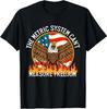 The Metric System Can't Measure Freedom Eagle USA Flag Meme T-Shirt