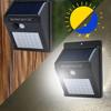 1/2/4pcs Waterproof LED Solar Light Motion Sensor Outdoors Garden Light Decoration Fence Stair Pathway Yard Security Solar Lamp Dropshipping