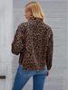 2025 Herbst/Winter Jeansjacke mit Leopardenmuster - Modische, lässige Damen-Oberbekleidung