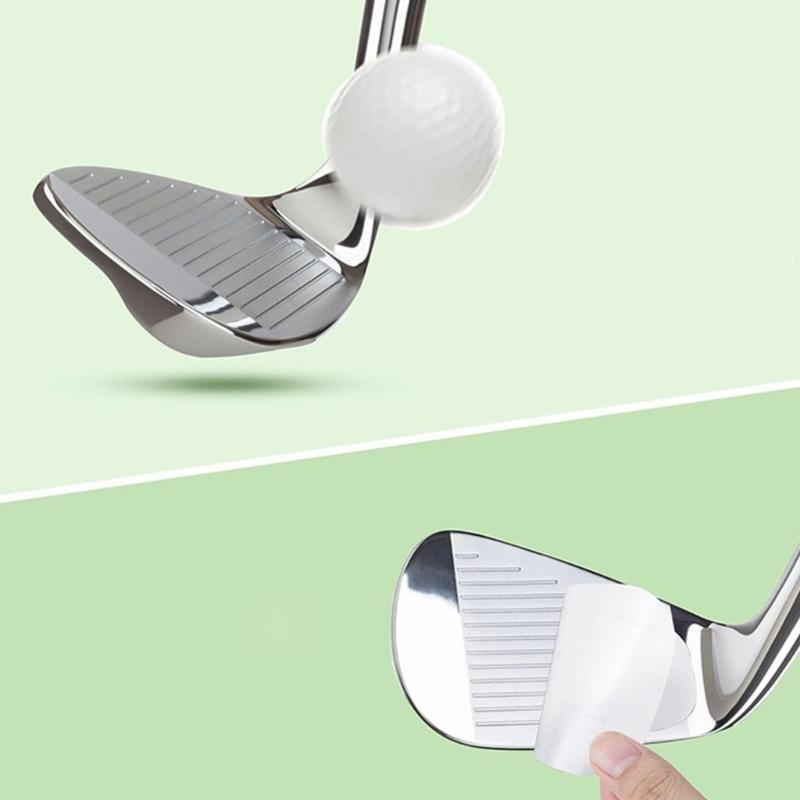 5Pcs Golf Club Impact Tape Stickers Swing Training Aids Impact Labels Golf Club Marking Paper Golf Practice Accessories