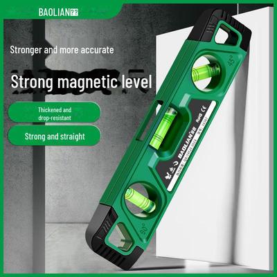 230mm Magnetic Mini Torpedo Level for Precise Woodworking Measurements