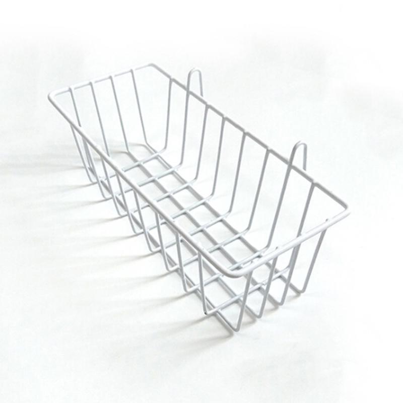 Home Wall Storage Rack with Hanging Basket for Small Items Storage