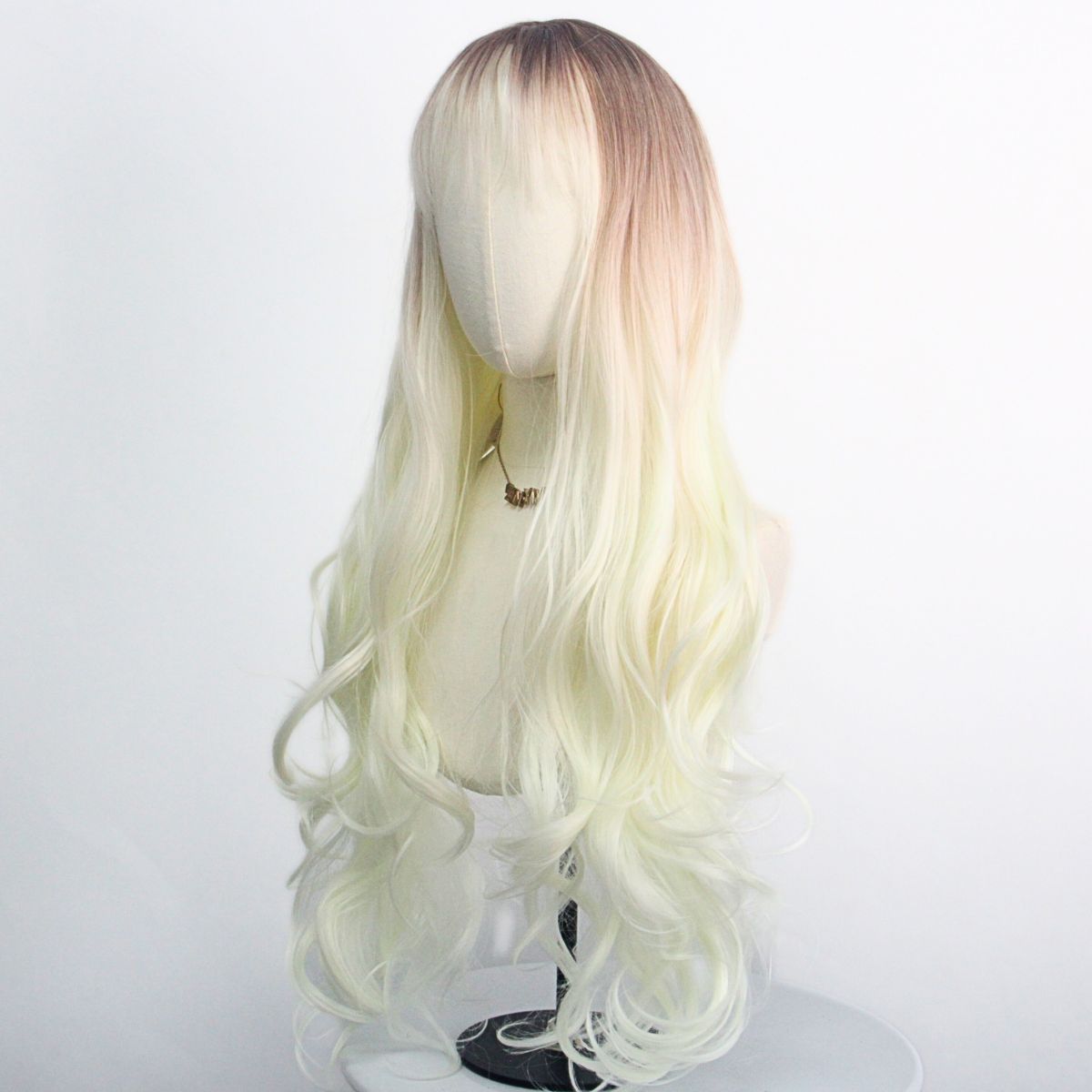 

Светло-коричневый светло-блондинистый градиент длинный кудрявый парик синтетические парики для женщин на каждый день, для вечеринок, в подарок