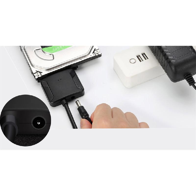 1Pcs Sata To Usb Adapter Convert Cables Fit For 25 Or 35 Inch External Ssd Hdd