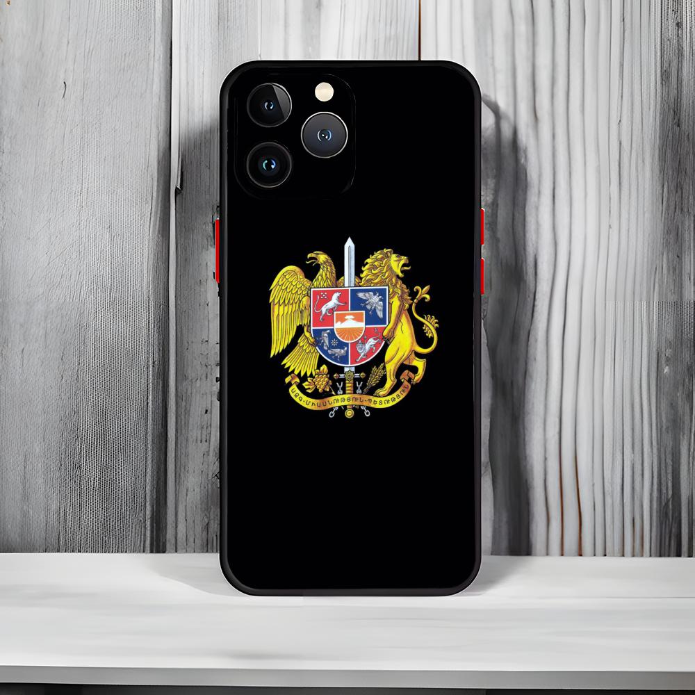 

I-Iraq Passport Flag Map Badge Phone Case Black Matte Thin Phone Case For iPhone17 16 15 14 13 ProMax iphone12promax