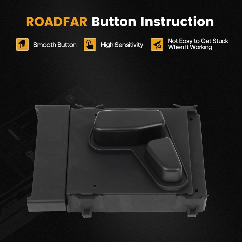 ROADFAR Right Power Seat Switch Fits for Chrysler for Dodge for Jeep for Ram 56049432AD 56049432AE 68041019AA