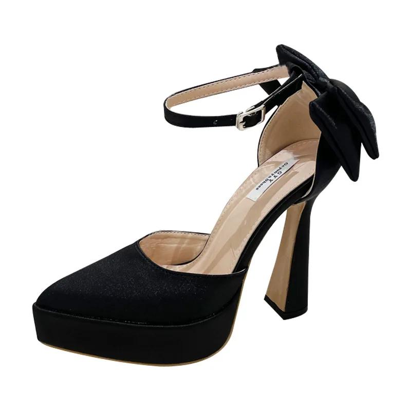 European and American Fashion 13cm Super High Heels Shoes Women Platform Pumps Thick Soled Sandals Women's Banquet Party Shoes