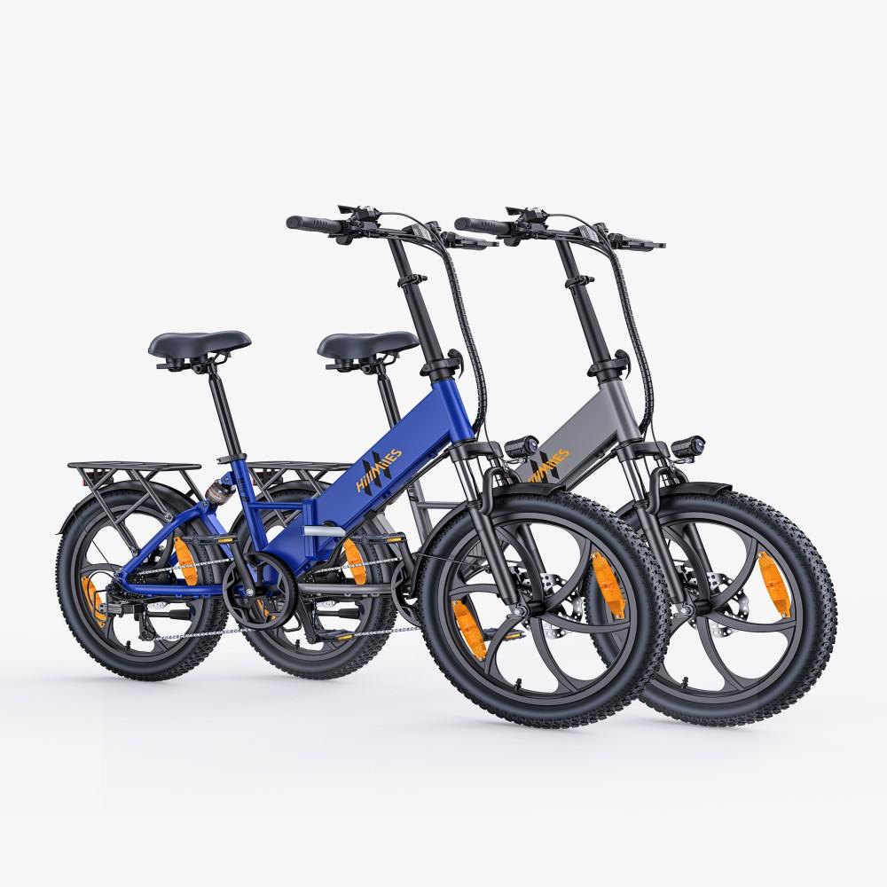 HillMiles Mile 2 Folding Electric Bike with 36V 13AH Battery,250W