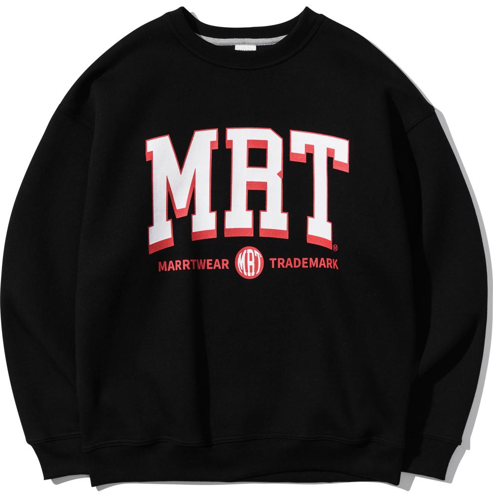 Флисовая толстовка Mart с большим логотипом(черный) 1