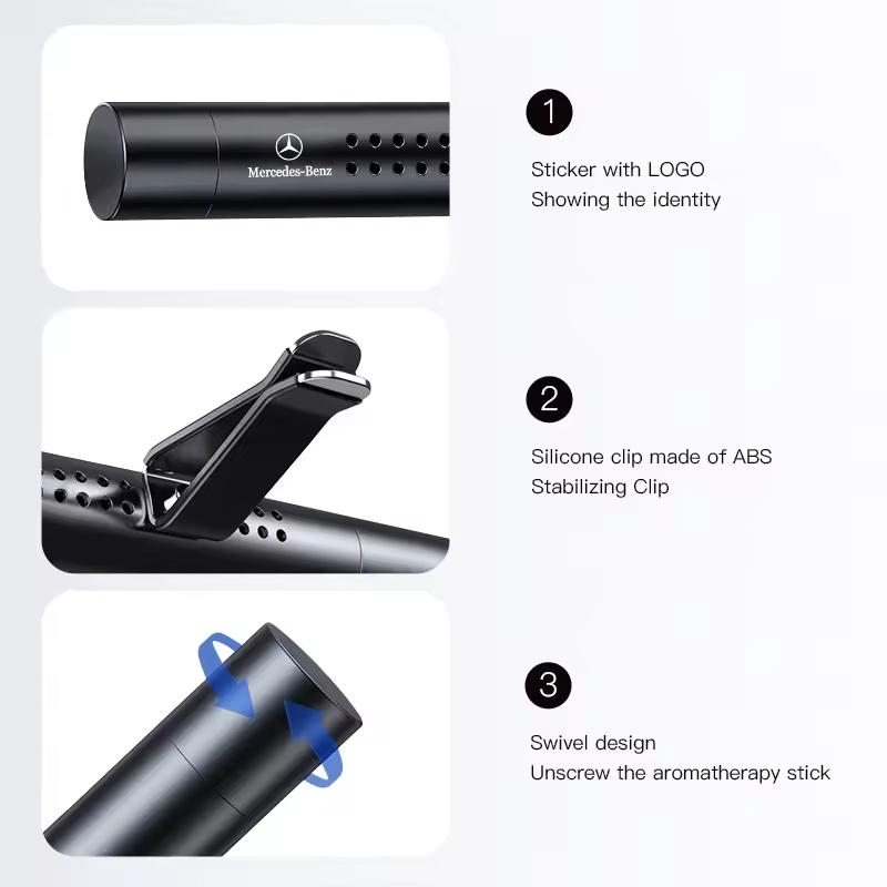 Car Air Vent Freshener Auto Interior Air Purifying Perfume For Mercedes-Benz GLC X253 X254 C-Class W205 W206 A-Class W177 GLA ZK9