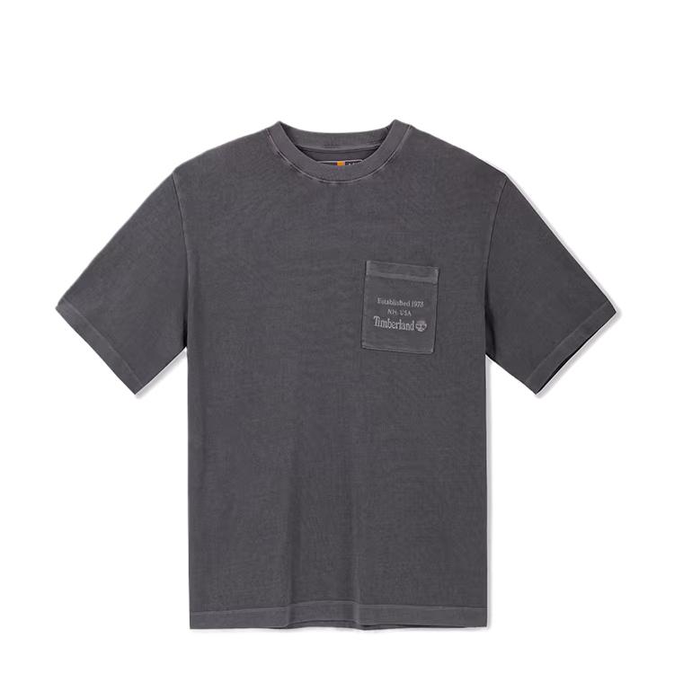 

Timberland SS26 Solid Color Breathable Crew Neck Pullover T-Shirt Men tops A5SMF-W08 XS