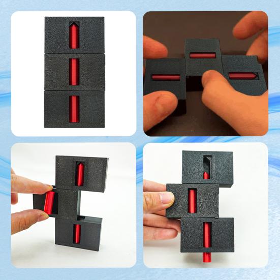 Broken Pencil Restore Magic Trick Prop Pencil Close-Up Classic Cut Restore Gimmick Magic Trick Children's Close-Range Educational Toy