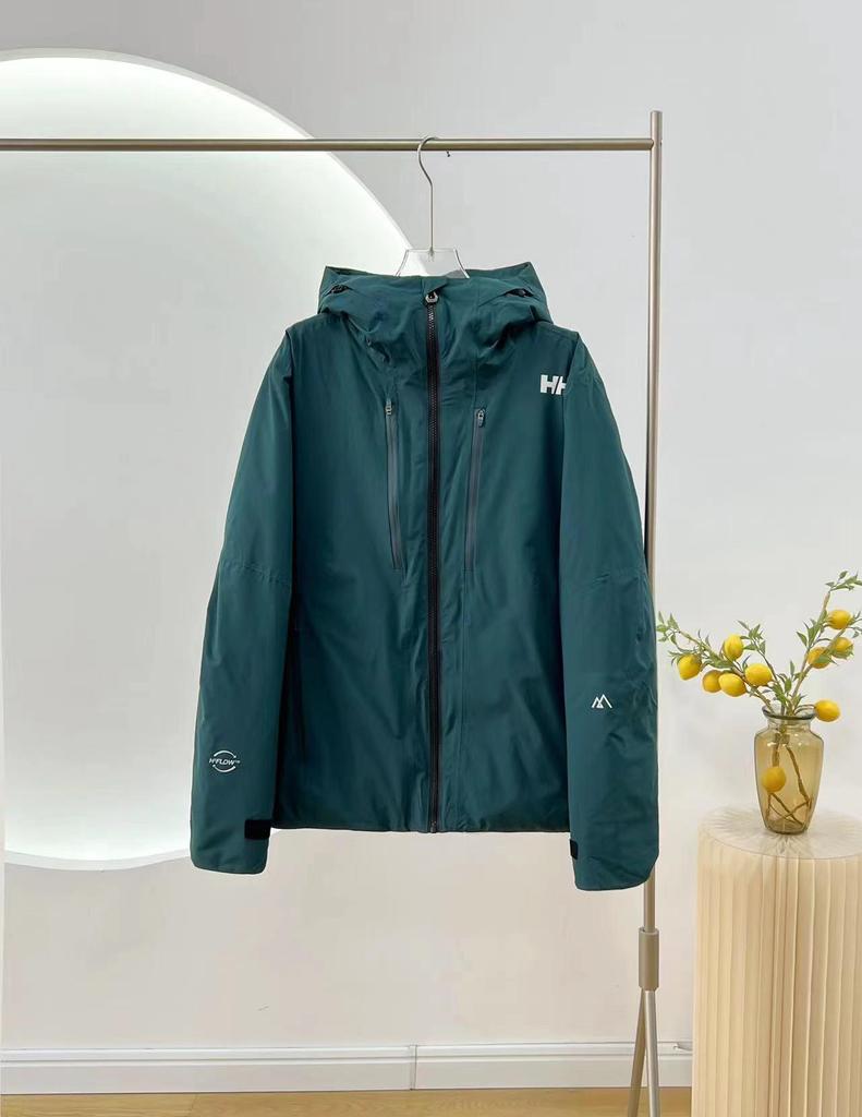 Helly Hansen HH Cross-border 25 Men's Trendy Winter Ski Jacket with Heat-sealed Hood and Windproof Down.