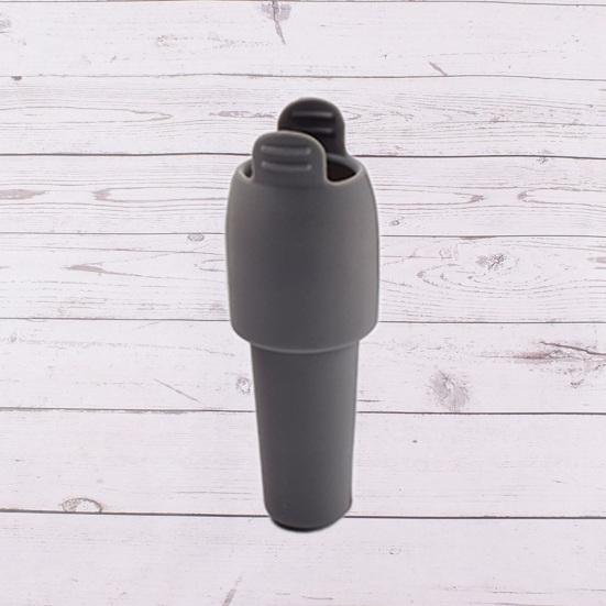 Yousheng 4Pcs Silicone Wine Stopper with Handle Leak-proof Food Grade Universal Beer Champagne Glass Bottle Sealer Sealing Cover Kitchen Supplies