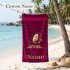 Queensland Maroons Custom Name Printed Beach Towel Personalized Soft Towel For Swimming Beach Travel