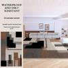 French Modern Luxury Black & White Plaid Carpet for Living Room & Bedroom