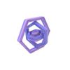 Hexagonal 3D Universal Infinite Flipping Fingertip Gyroscope Creative Fingertip Gyroscope Decompression Toy