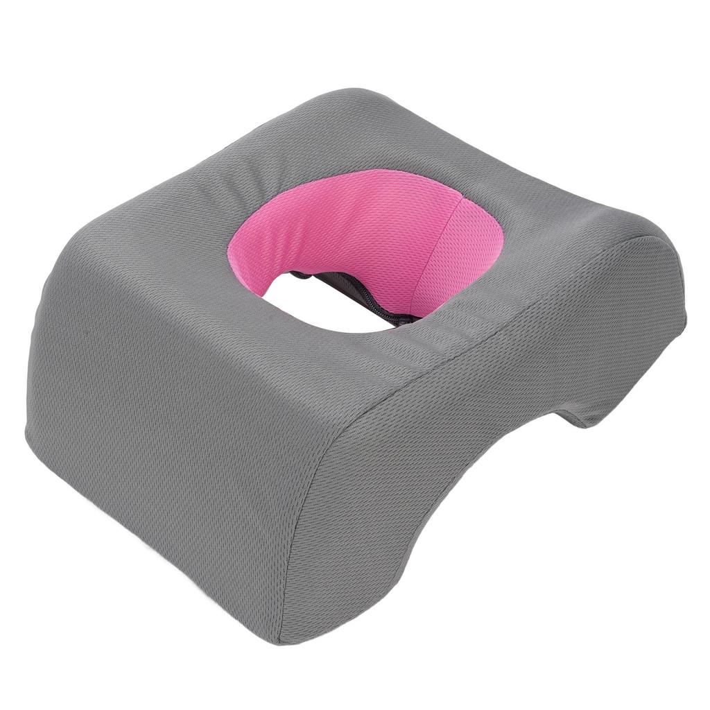 Face Down Pillow Soft Center Hole Portable Face Headrest Pillow Cushion for Beauty Salon Home