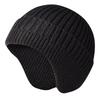 Autumn and winter wool hats, men's and women's solid color ear caps, thickened thermal pullover hats, outdoor riding wool hats, ski hats