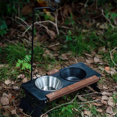 Metall Erhöhter Napfständer Erhöht für Haustier-Futterstation Vielseitiger Futterspender Doppel