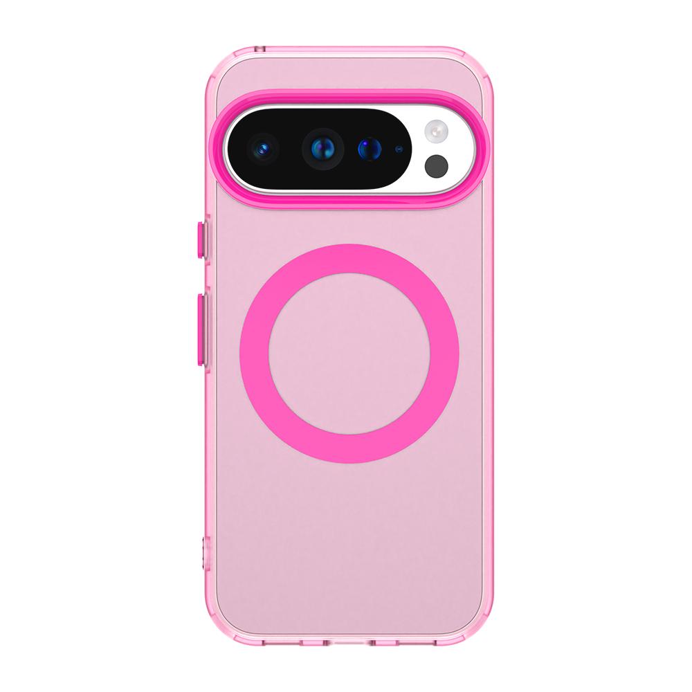 Luxury Frosted Candy Color Soft TPU For Magsafe Magnetic Phone Case For Google Pixel 10 9 8 A Pro XL Wireless Charge Clear Cover