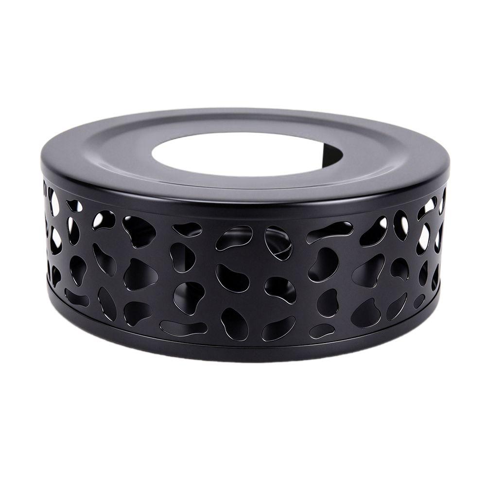 3 PCS Set 5.91 Inch Base Teapot Warmer Brushed Finish Heating Base Durable Tea Warmer Base For Tea