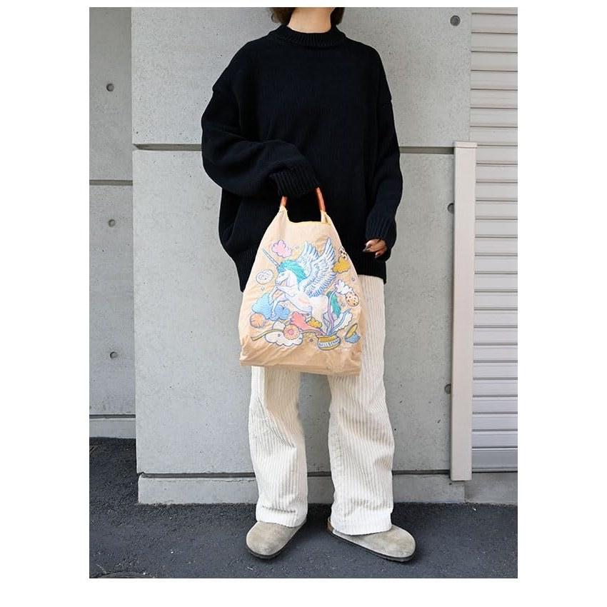 Ball Chain Official Product D.UNICORN Unicorn Size M Ddi Mai Kuwahara Collaboration Eco Bag Tote Embroidery 313017