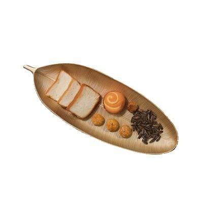 

Snack Candy Tray For Living Room, Dining Table, Home Storage Tray, Creative Golden Tray For Decoration And Display Item. One Size