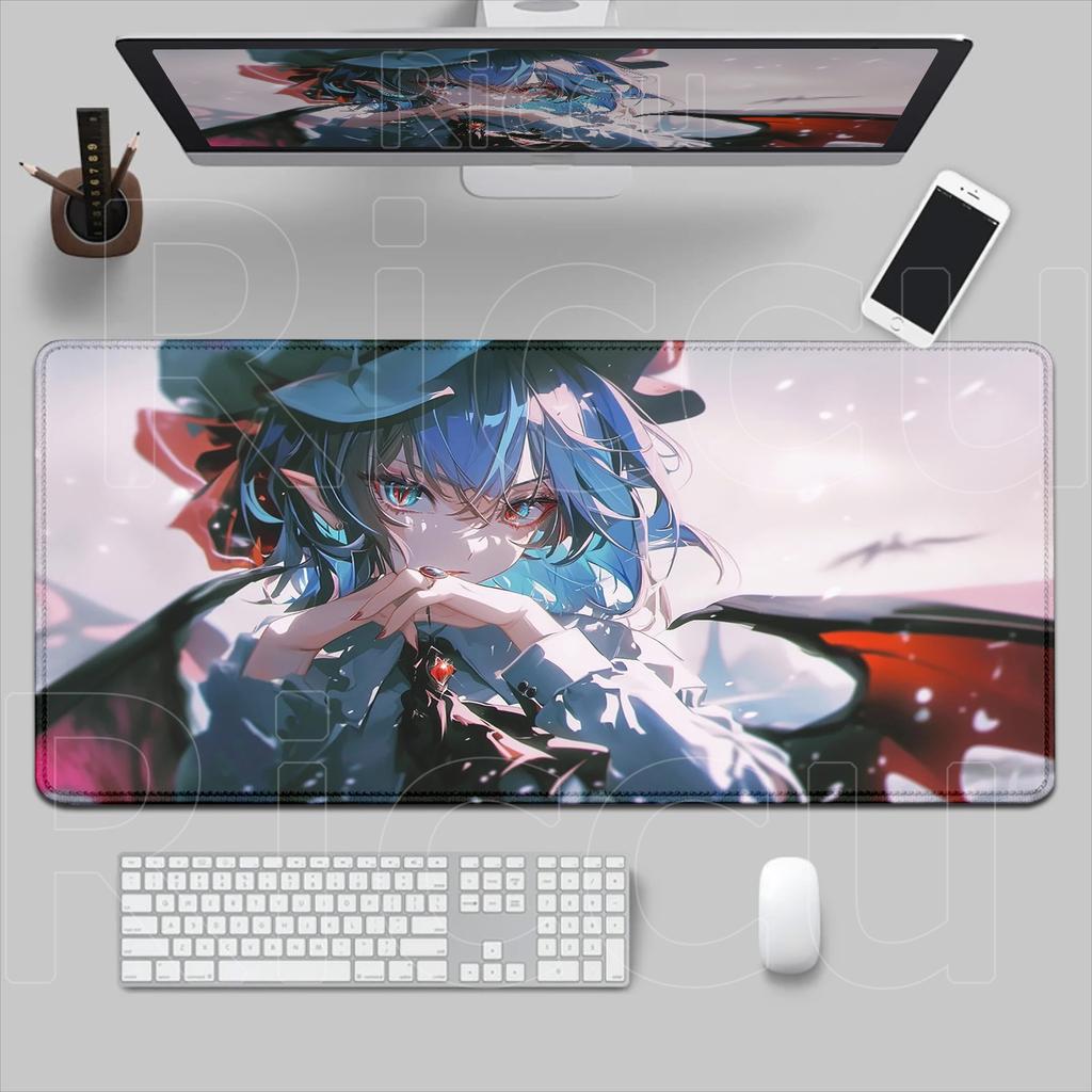 New Many Wallpaper Touhou Project Mouse Pad Game Laptop PC Playmat Extra Large Anime Girl Izayoi Sakuya Kirisame Marisa Mousepad