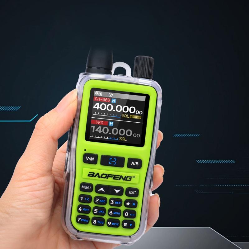 UV5RMINI Walkie Talkie Silicone Protector Transparent Dustproof Anti Drop Durable Case for Warehouse Use