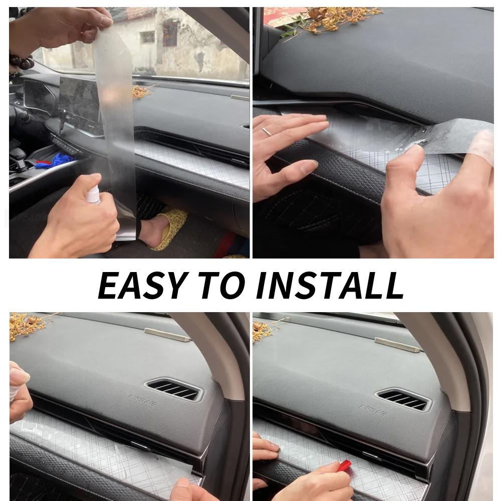 TPU Interior Protective Film for BMW IX1 X1 X2 2023-2024 Anti-Scratch Transparent Sticker