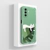 Case For Huawei Nova Y70 Plus Art Bear Full Coverage Anti Drop Funda For Huawei Nova Y 70 Y70+ Liquid Silicone Phone Back Cover