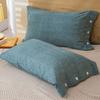 Simple Bed Pure Cotton Polished Four-Piece Cotton Quilt Cover Thickened Warm Bed Sheet 1.8M Double Bed