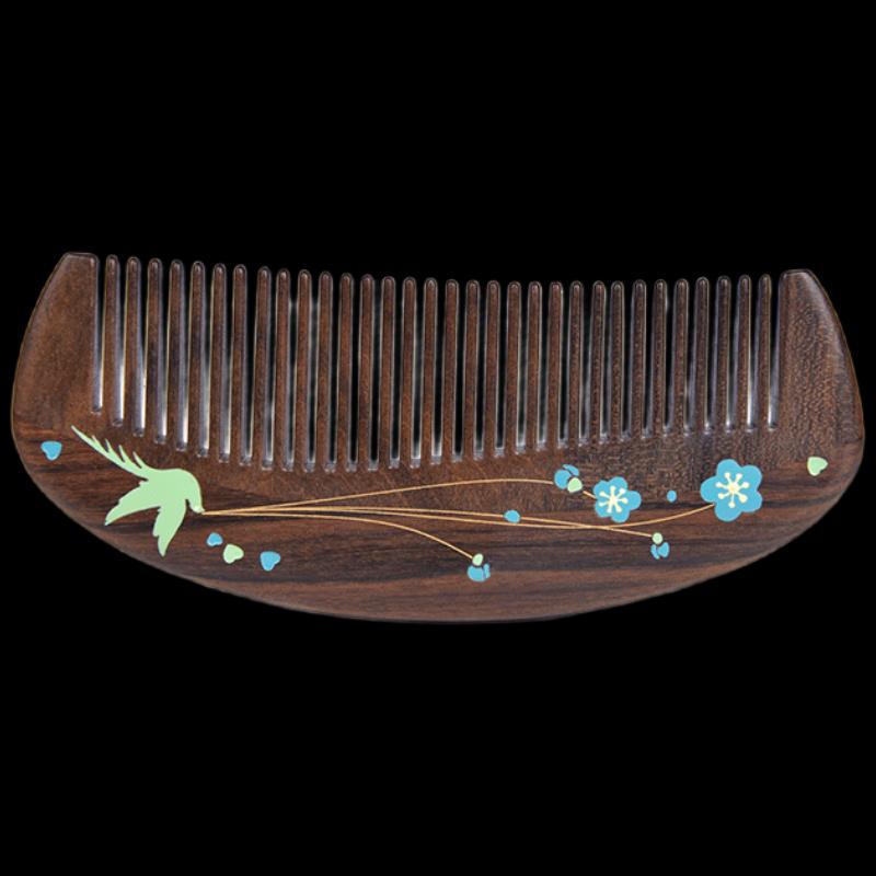 Tan Mujiang Natural Hair Care Wooden Massage Comb